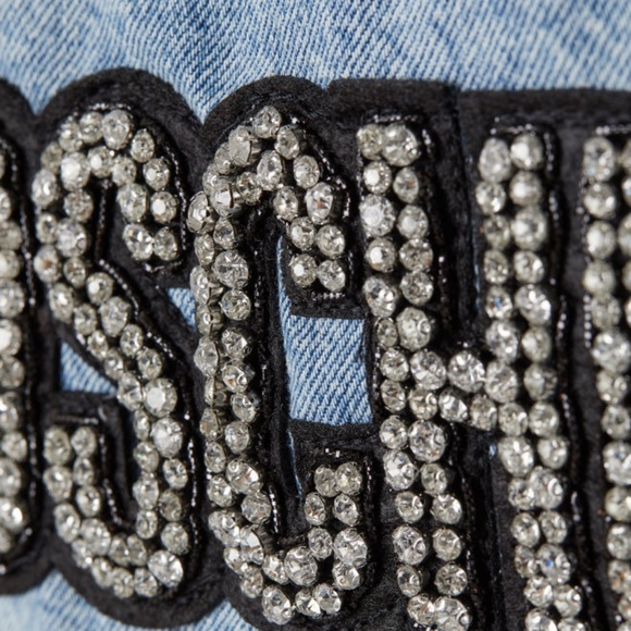 Moschino H&M Short Rhinestone Jacket Size M - Picture 5 of 5